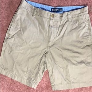 Chaps khaki shorts lightly worn